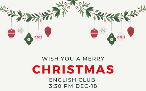 CLB Tiếng Anh Khoa Thực Phẩm Với Chủ Đề Merry Christmas!